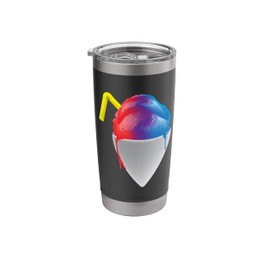 Summer Snow Cone Shaved Ice Cones Ice Cream Stainless Steel Insulated Tumbler