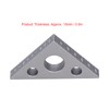Aladeno Triangle Ruler, Aluminum Alloy Right Angle Ruler, 45/90 Degree,
