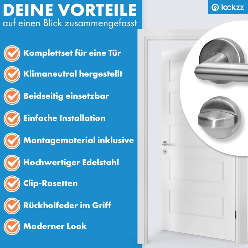 lockzz Stainless Steel Door Fitting Würzburg