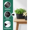 vensovo 8 Pcs Metal Railing Planters Set, 10.8" Oval &