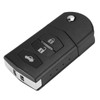 Flip Key Case, Qiilu Key Fob Case, 3 Buttons Car