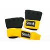 BOXING GLOVES Quick Insert Hand Wraps- BLACK/YELLOW GEL PADDING -