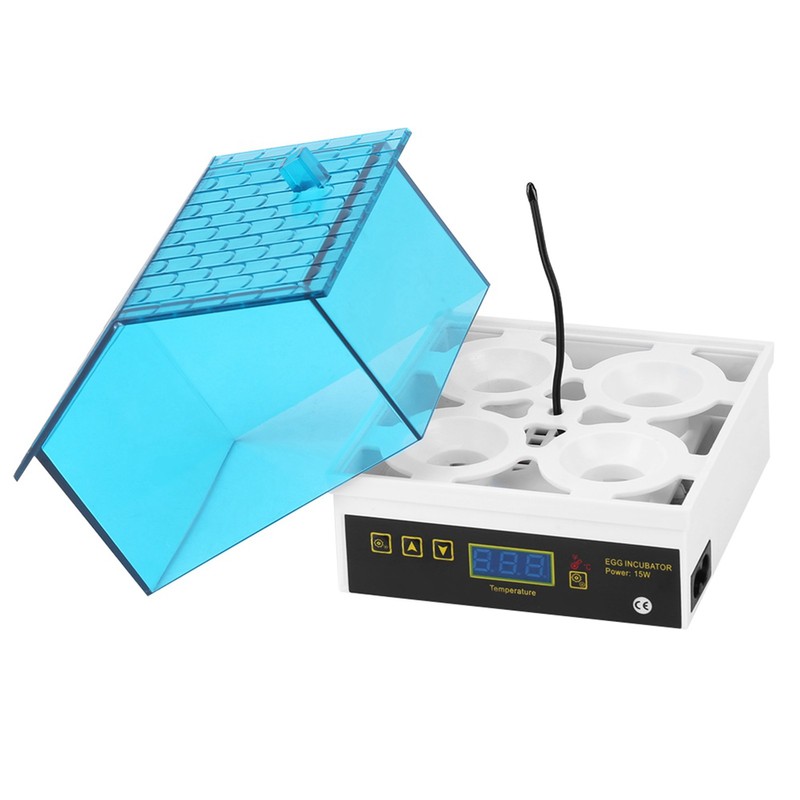 4 Eggs Incubator Temperature Control Digital Chicken Chick Duck Hatcher