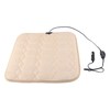 Square Car Seat Heating Pad With Plush Cover 12V Car