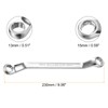 sourcing map Offset Extra Long Box End Wrench 13 x