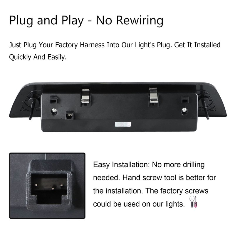 for Toyota Tacoma 2016-2021 3rd Third Brake Cargo LED Light