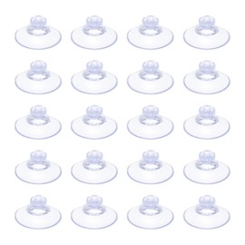 PATIKIL Suction Cups 20mm/0.8 Inch, 50 Pack PVC Sucker Pads Without Hooks for Home Kitchen Bathroom Organization Decoration Hanging Items, Clear