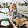 XISOCO 10 PCS Polycarbonate Greenhouse U Connector Profile 4ft Length