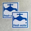 2 x Printwhizz Ltd Fresh Water Sticker Campervan 2 Off