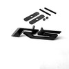 Yoaoo 1x OEM Black Grille RS Emblem Badge 3D Logo