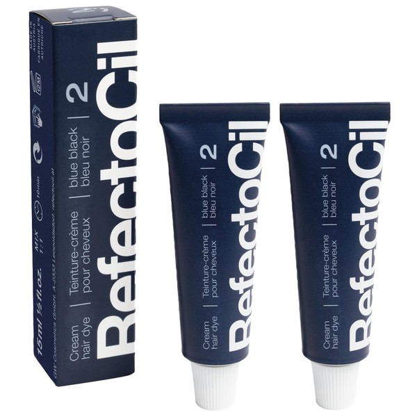 RefectoCil Eyebrow and Eyelash Tint 2-Pack – Professional Hair Tint