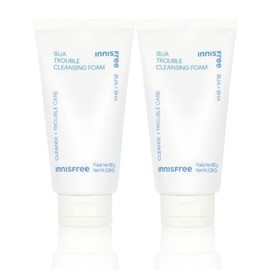 Innisfree 이니스프리 비자 트러블 클렌징 폼 150g 2개 Innisfree Bija Trouble Cleansing Foam 150g x 2