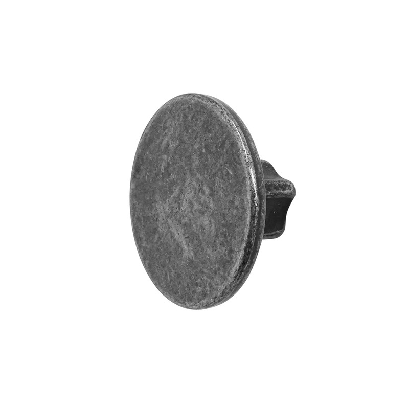 Decoranddecor Vesta - 40mm Round Kitchen Cabinet Furniture Knob Zinc