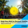 Xowak Ace Flight 40 Pickleball Balls - Proprietary Polythene Blend