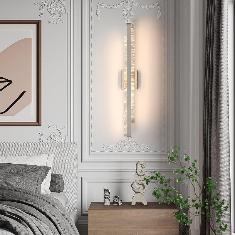HAHZT Modern Bathroom Vanity Light: Brushed Nickel 32 inch 28W