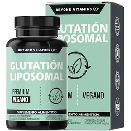 Beyond Vitamins | L-Glutation Liposomal Reducido | Potenciado con L-Glutamina, L-Glicina, Ácido Alfa Lipoico, Zinc y Selenio | 60 caps
