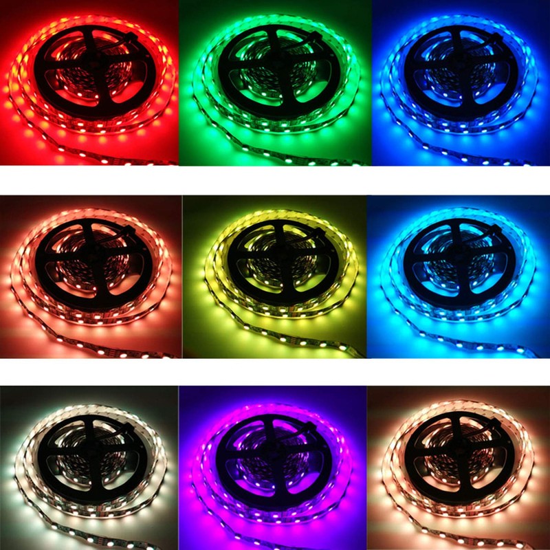FOLGEMIR 5 m LED Strip, Cold White, 5050, 300 LEDs