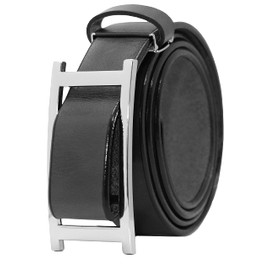 Eredita BLT01 Tochigi Leather Belt, Men's, Auto Lock, No Holes, Business, Casual, Genuine Leather, Made in Japan, Black