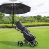 HOBVO UPF 50+ Golf Umbrella with Adjustable Universal Clamp, Portable