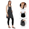 Encasa Homes Adjustable Kitchen Apron with Pockets and Towel Rail,