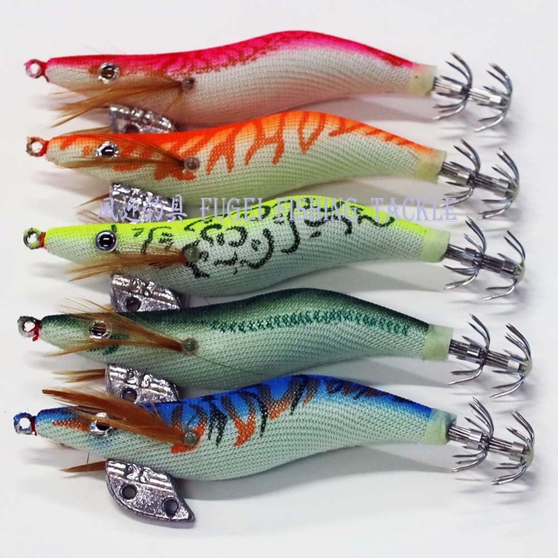 A20egi25h5XGB Set of 5 Rattle No. 2.5 Egi Rattle, Luminous