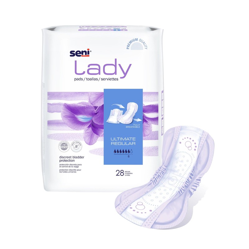 Seni Lady Pads Ultimate Regular,8PK/224 pcs