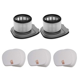 2 HEPA Filters and 3 Pre-Motor Foam & 3 Felt Filters Compatible with Shark Upright Vacuum IZ462H, IZ440H, IZ462H, IZ441HBRN, IZ482H,IZ483H, Compare to Part XHF161H, 617FJ140