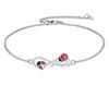 UCADRIT Ladybug Bracelet 925 Sterling Silver Lady Bug Bracelet Faith