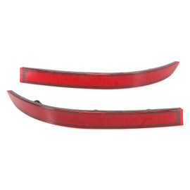 Taesayl 2 pieces bumper reflectors reflector rear reflector for T0-uran 1T 2007-2010 bumper trim rear light rear left right