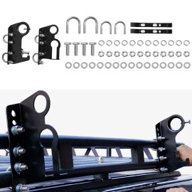 ZXMT Hi Lift High Farm Jack & Shovel Holder 4X4 Offroad 4WD Roof Rack Mount Universal