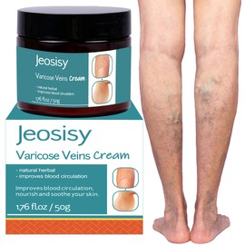 jeosisy Varicose Vein Cream - Varicose Veins Cream for Legs, Varicose & Spider Veins Soothing Leg Cream