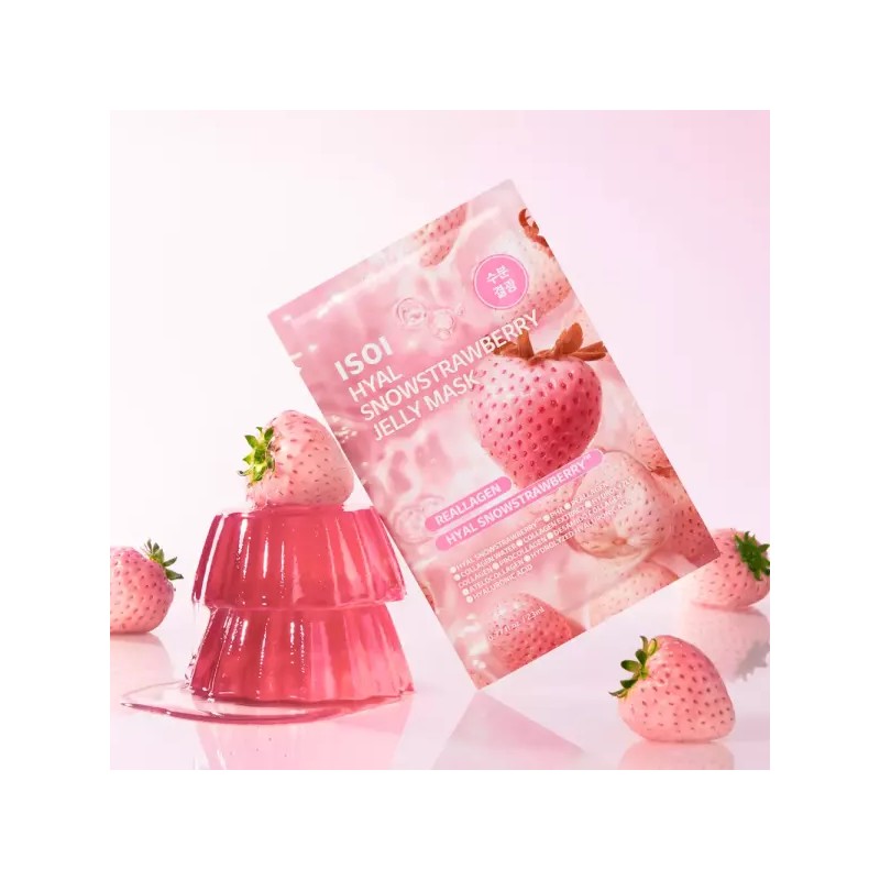 ISOVI 아이소이 히알 눈꽃딸기 젤리 마스크 23ml (세트, 10EA) ISOI