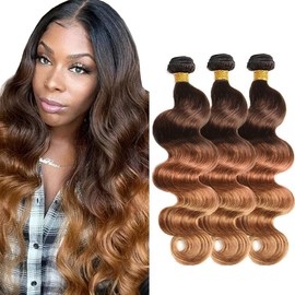 3CG T1B/4/30 Body Wave Hair Extensions 26 28 30