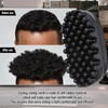 Rubber Twist Curling Hair Brush, African Curly Rubber Brush Sponge,