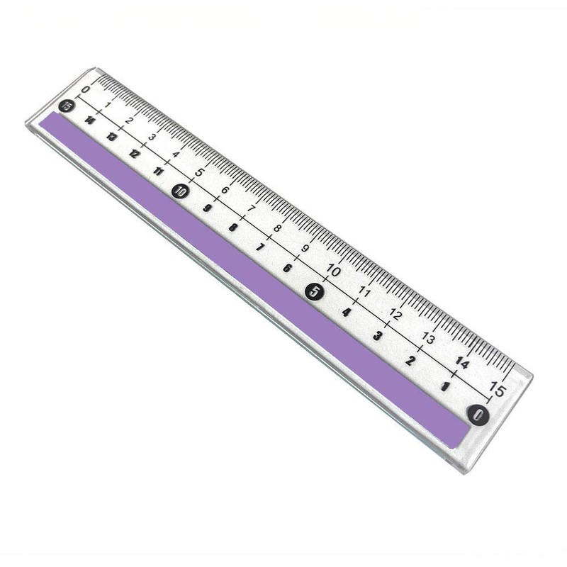 Nakatoshi Sangyo Nakatoshi 434-SR Anti-Slip Ruler, 5.9 inches (15 cm),