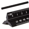 Binnan Triangular Scale, Ruler, 30 cm Length Architectural Ruler, 1:20,