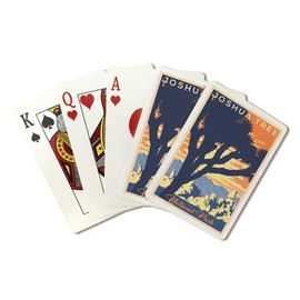 Lantern Press Joshua Tree National Park, California, Lithograph (52 Playing Cards, Poker Size Card Deck with Jokers)
