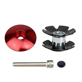 PLATT Bike Headset Top Cap Aluminum Alloy Headset Star Nut Stem Cap Fits 1-1/8" Stems and Forks