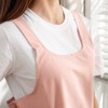 Cotton Cross Back Aprons Solid Color Cooking Kitchen Garden Smock
