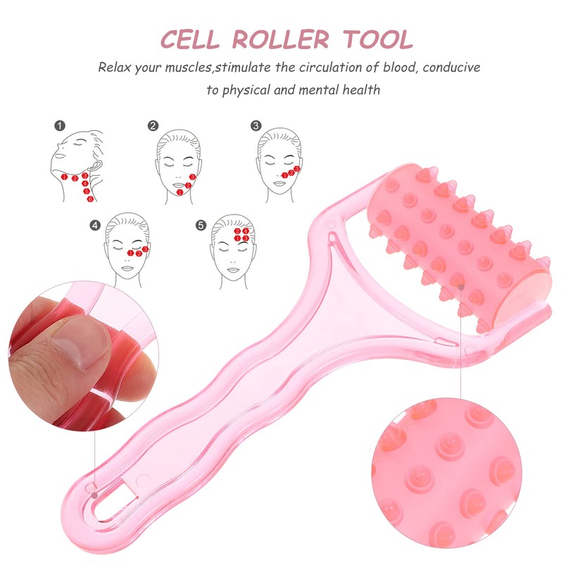 Healifty Massage Roller Gesicht Körper Massagegerät Cellulite Hautstraffung Massage mit