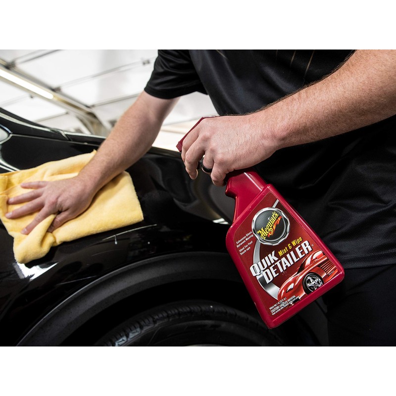 Meguiar's Quik Detailer, Mist & Wipe Car Detailing Spray, Clear