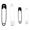 Singer Asst Black and White Professional Style Safety Pins, Multisize,