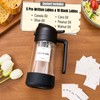 PARACITY Oil Dipenser Bottle with Silicone Bottom, 2 in 1