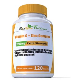 Raesun Botanics Vitamina C 1200 Mg Zinc Capsulas Vegetales