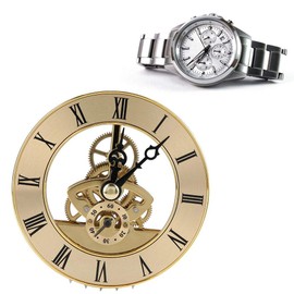 Ichiias Metal 86mm Built-in Clock Insert Quartz Clock Head Desk Craft Clock Accessories