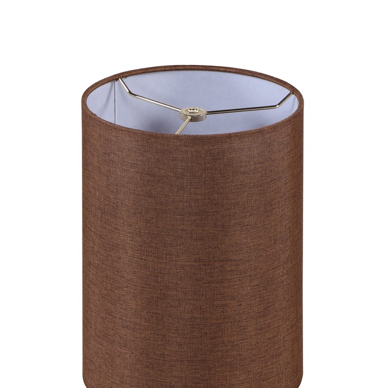 Aspen Creative 31310A Contemporary Drum (Cylinder) Shaped Spider Construction Lamp