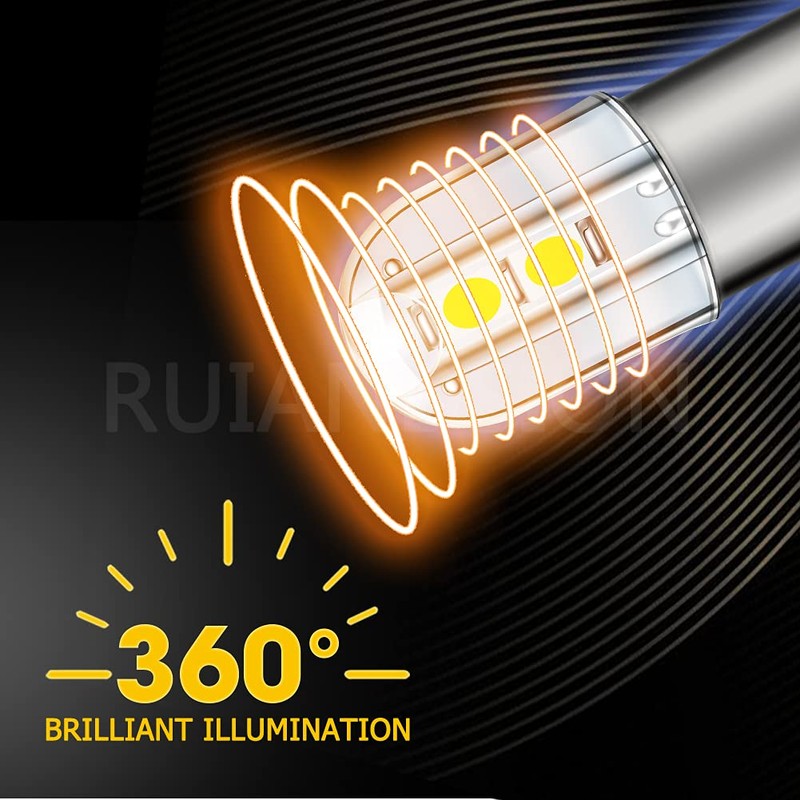 Ruiandsion BA9S LED Bulb 120V AC/DC 9mm Miniature Bayonet 3030