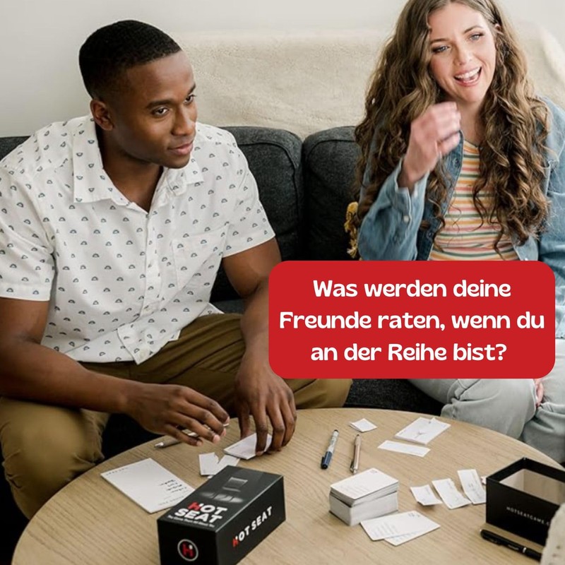 Hot Seat Family Party Game - German Edition