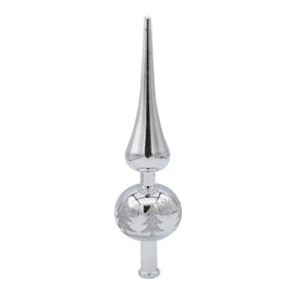 Christmas Tree Topper Finials Shining Spherical Xmas Tree Finials Hand- Painted Treetop German Christmas Tree Topper Classic Decoration