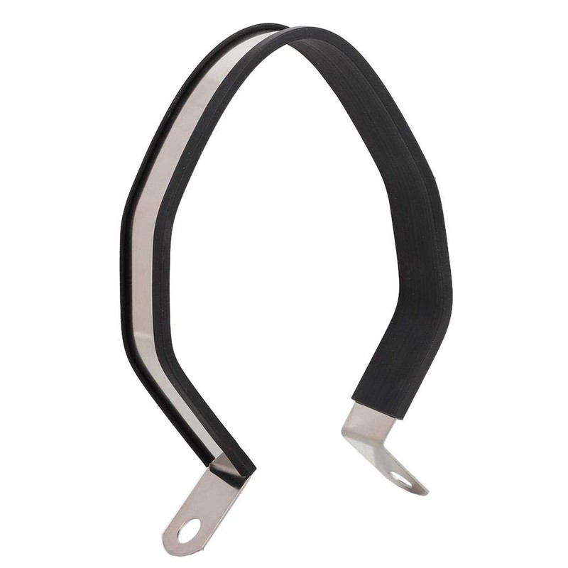 Keenso Universal Motorcycle Hexagonal Exhaust Pipe Bracket Clip Fastening Support